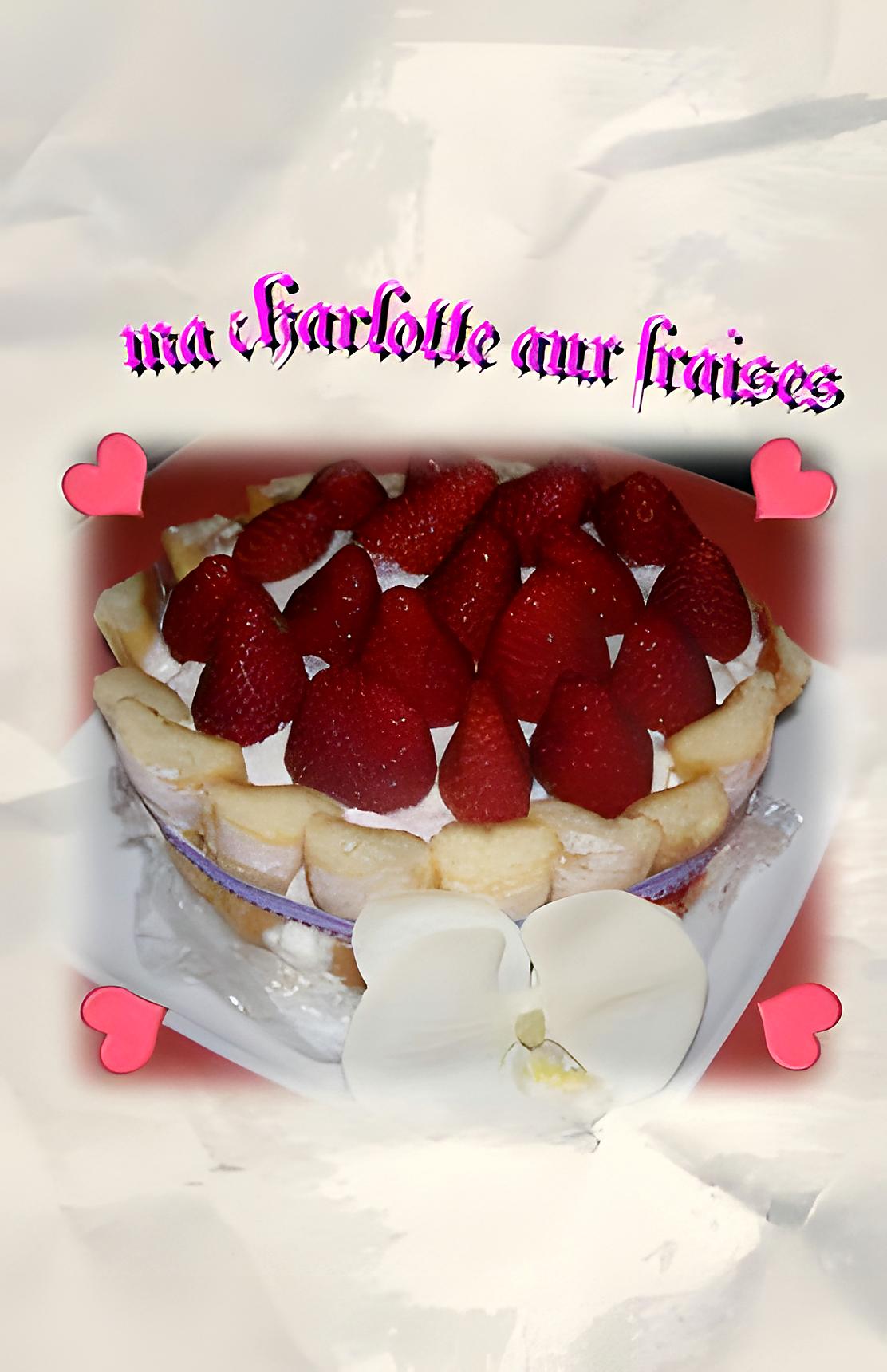 recette charlotte aux fraises