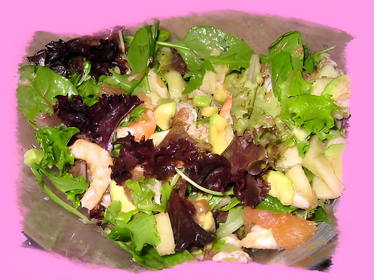 recette Salade de pomélos à la californienne