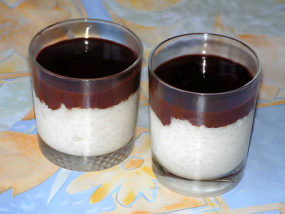 Recette de Riz au lait vanillé et crémeux au chocolat