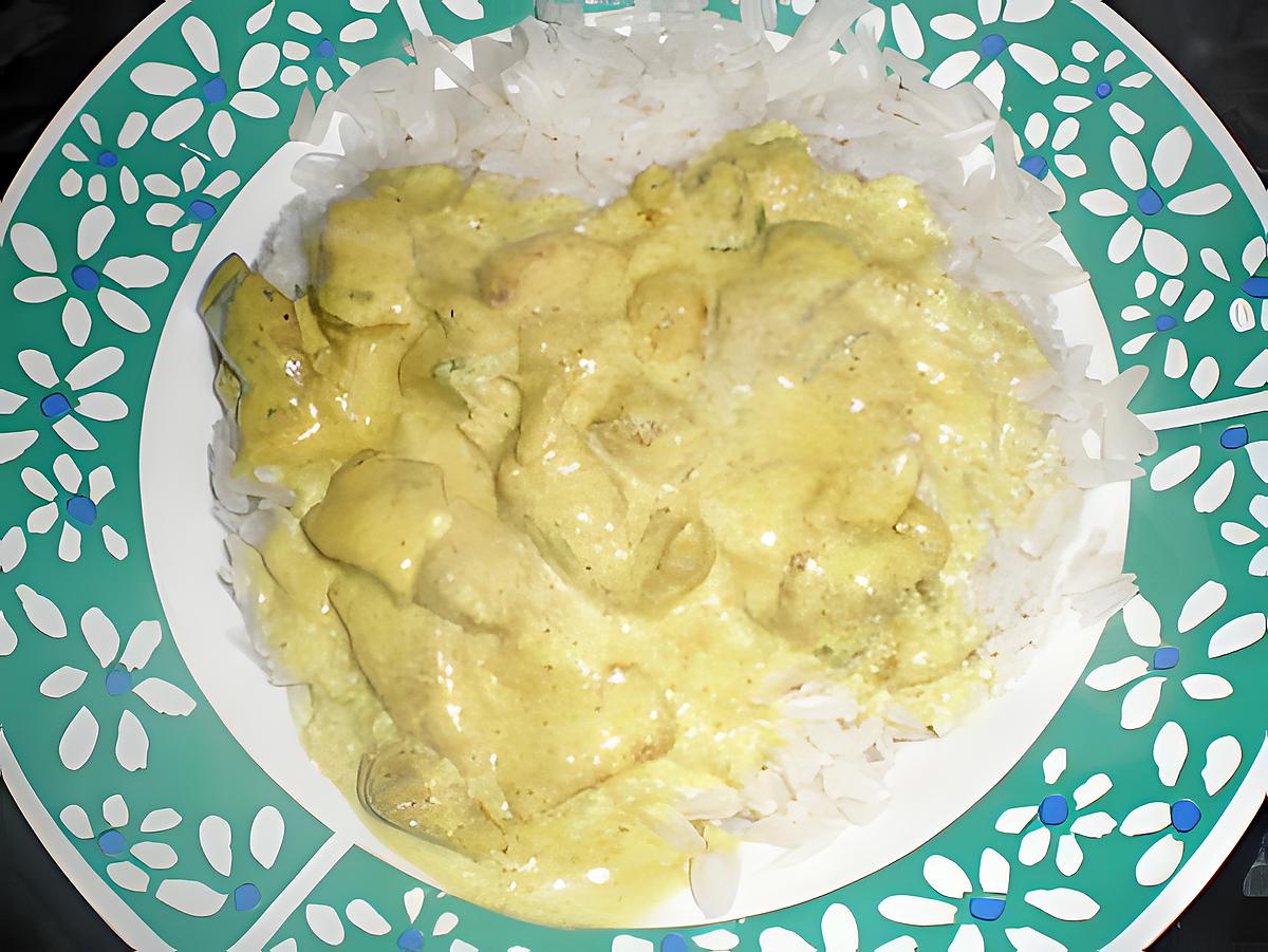 recette poulet au curry