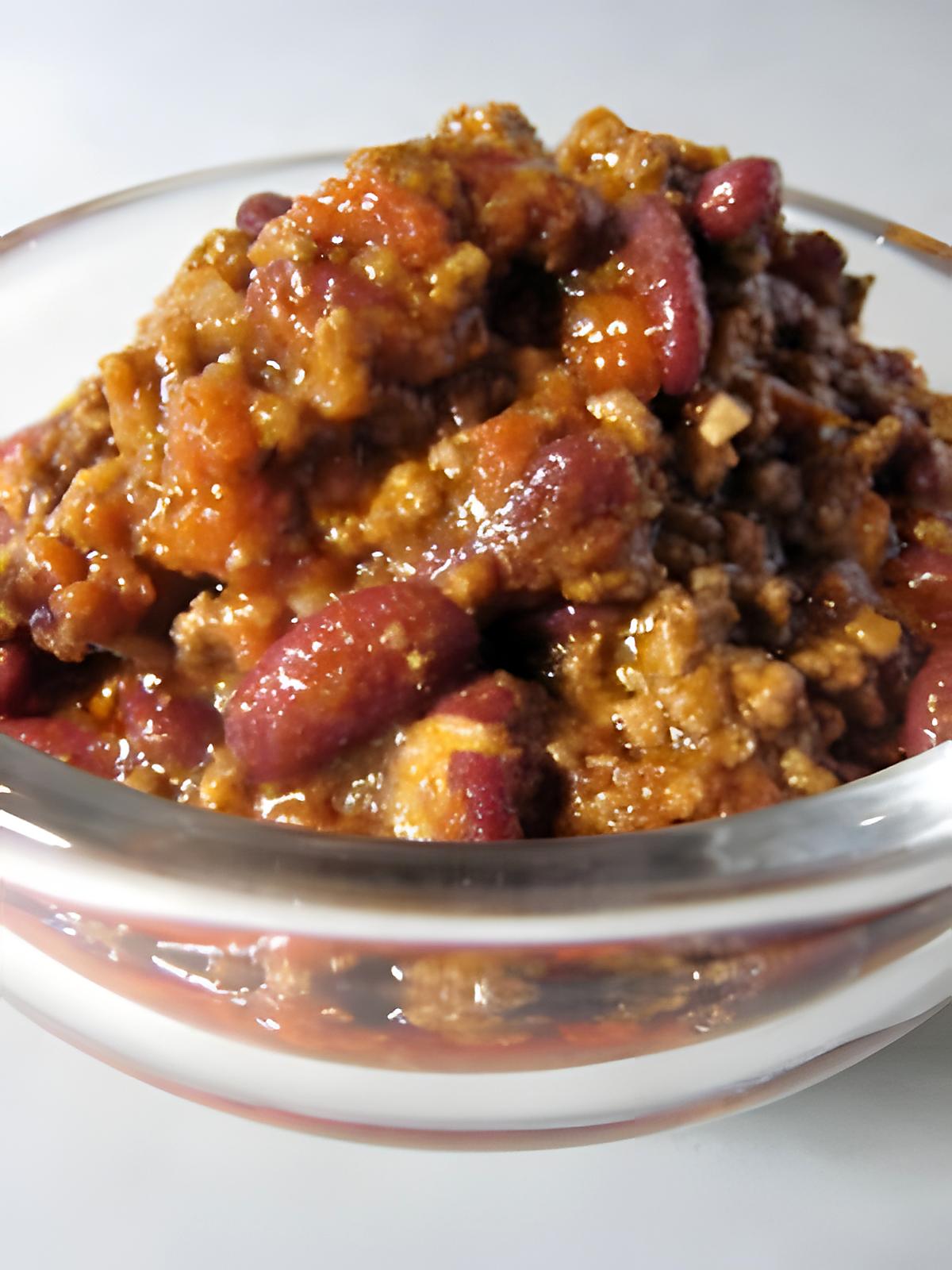 recette chili  con carné à ma facon