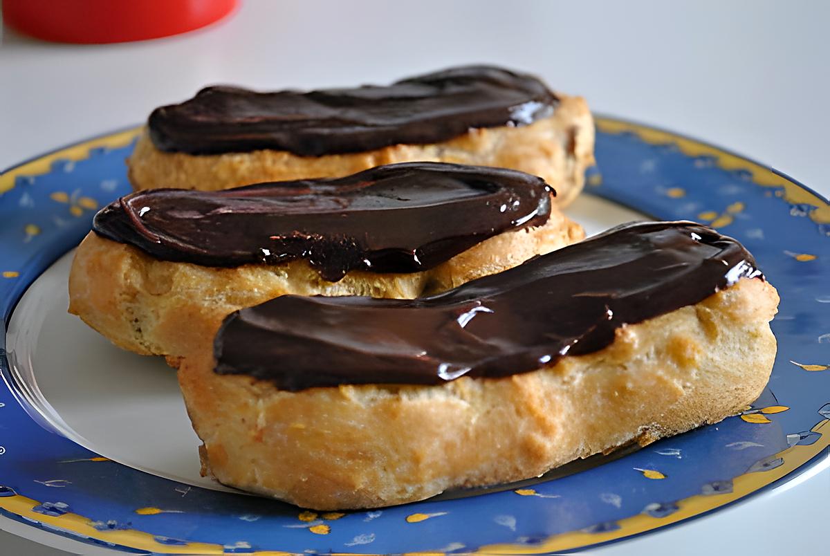 recette Eclairs au chocolat