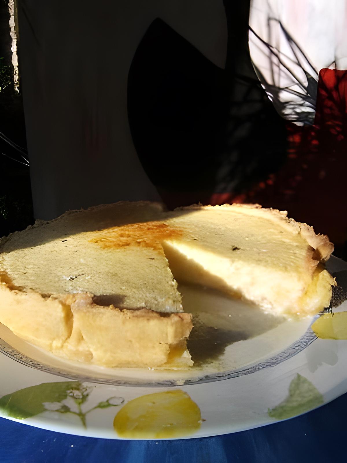 recette Tarte au lait ribot parfumée à la Tonka