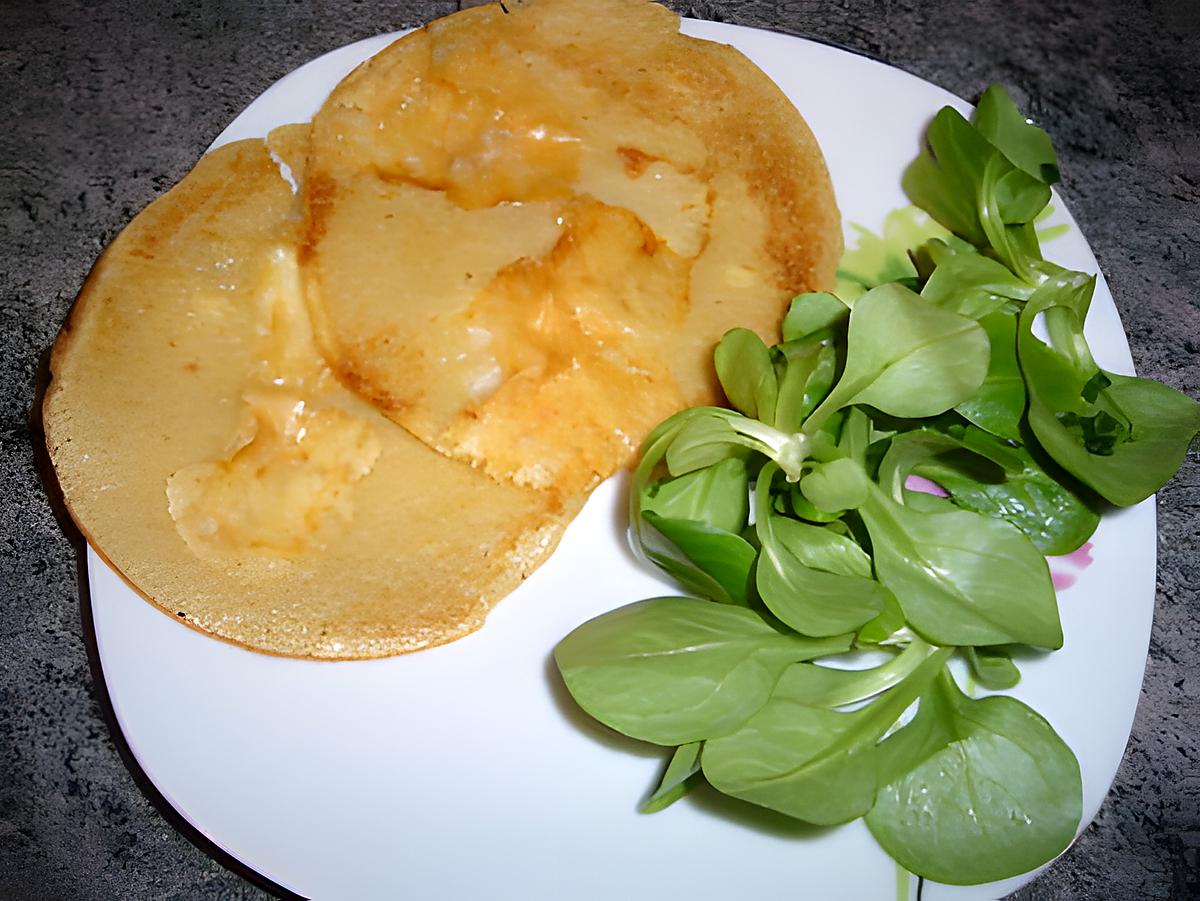 recette Mini-crêpes au camembert