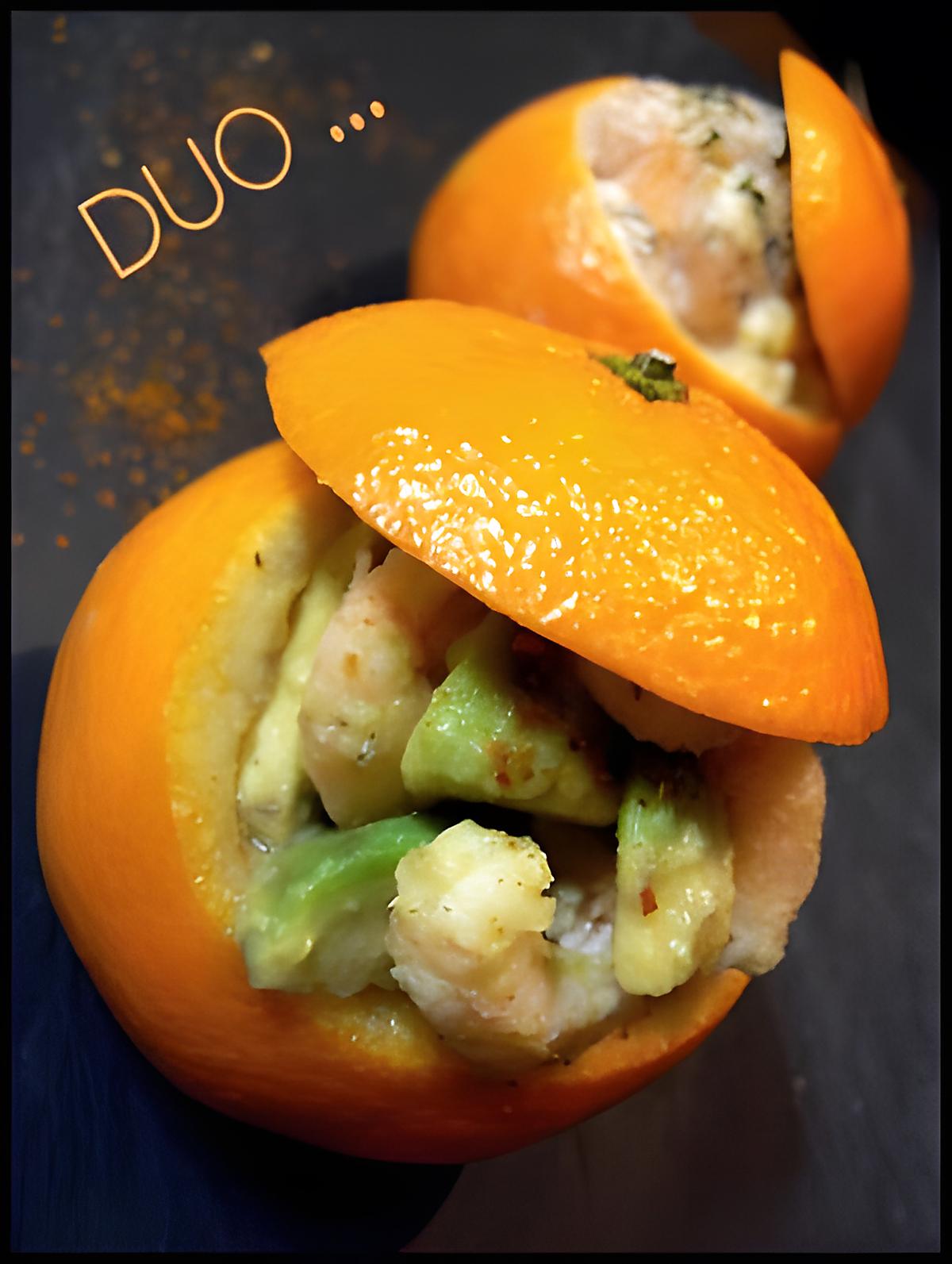 recette DUO DE CLEMENTINES FARCIES