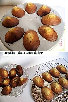 recette Madeleines au thé vert et au miel