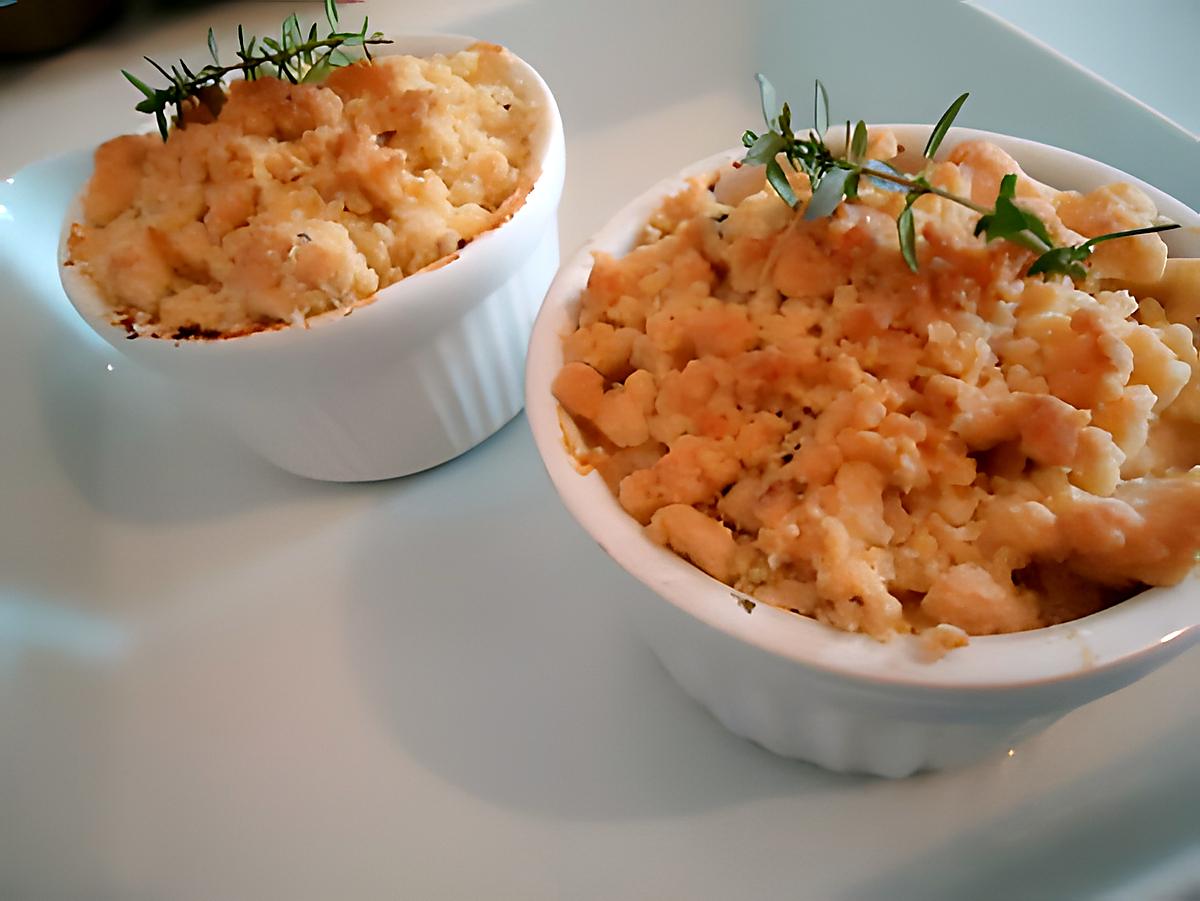 recette crumble de tomates et chèvre frais