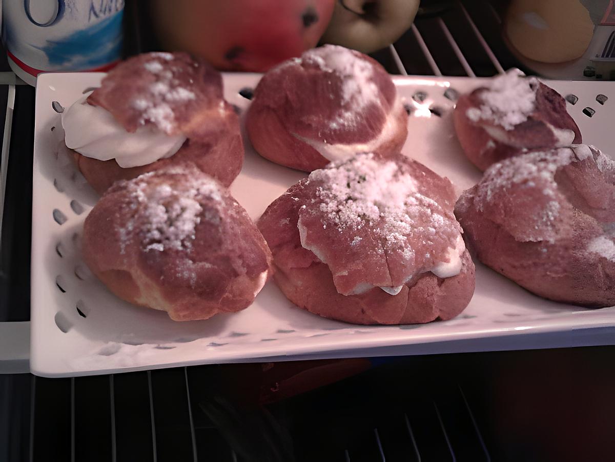 recette Choux à la crème chantilly