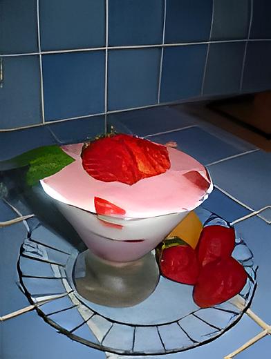 recette La mousse de fraise