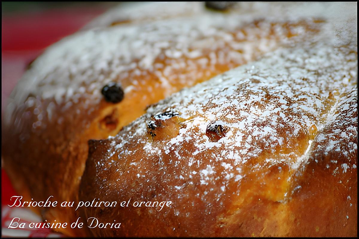 recette Brioche au potiron et orange