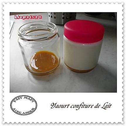 recette Yaourt Confiture De Lait