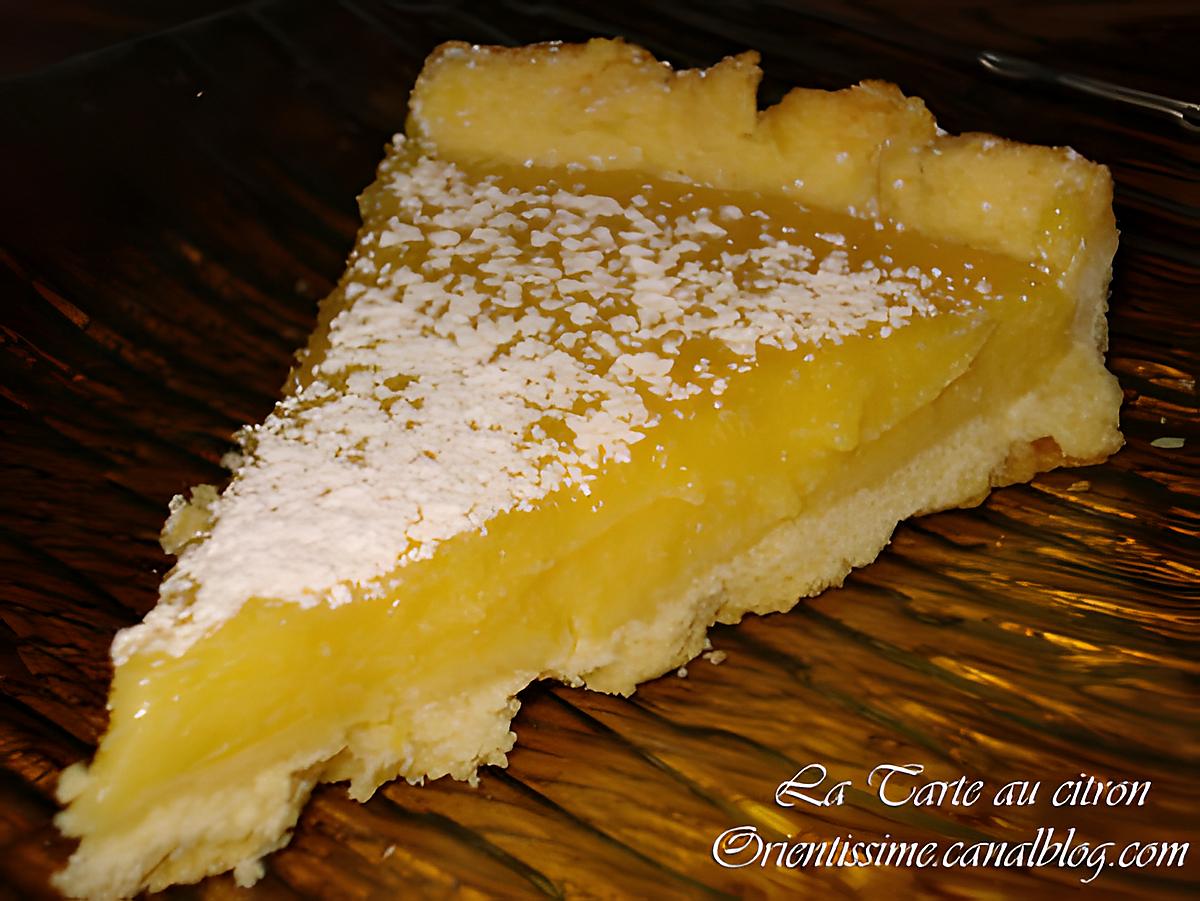 recette La Tarte au citron: DELICIEUSE