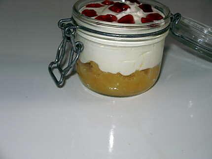 recette VERRINE DE POMMES AU BEURRE SALE