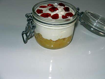 recette VERRINE DE POMMES AU BEURRE SALE