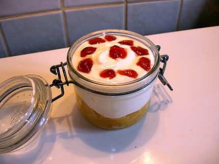 recette VERRINE DE POMMES AU BEURRE SALE