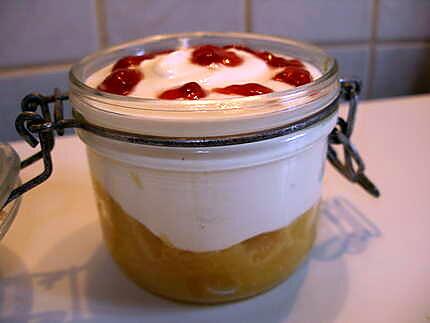 recette VERRINE DE POMMES AU BEURRE SALE