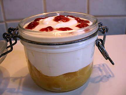 recette VERRINE DE POMMES AU BEURRE SALE