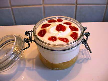 recette VERRINE DE POMMES AU BEURRE SALE