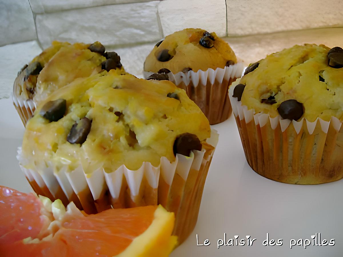 recette ~Muffins aux bananes et pépites de chocolat~ 