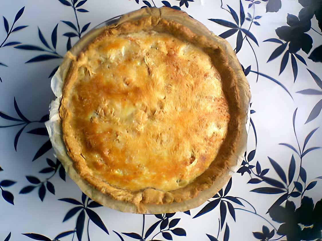 Quiche Saumon-Poireaux