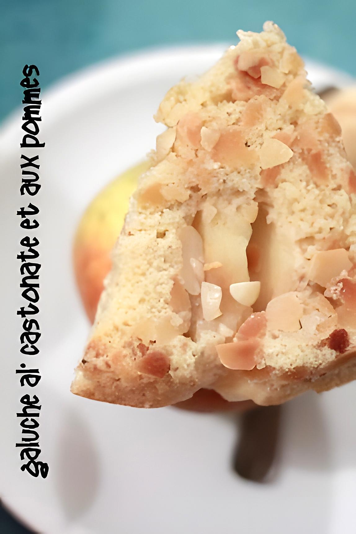 recette Galuche al’ castonate (cake à la vergeoise et aux pommes)