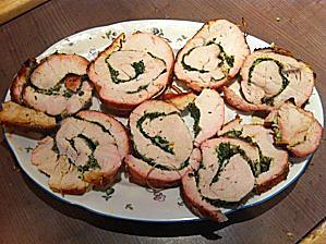 recette Roulade de dinde au beurre d'escargot