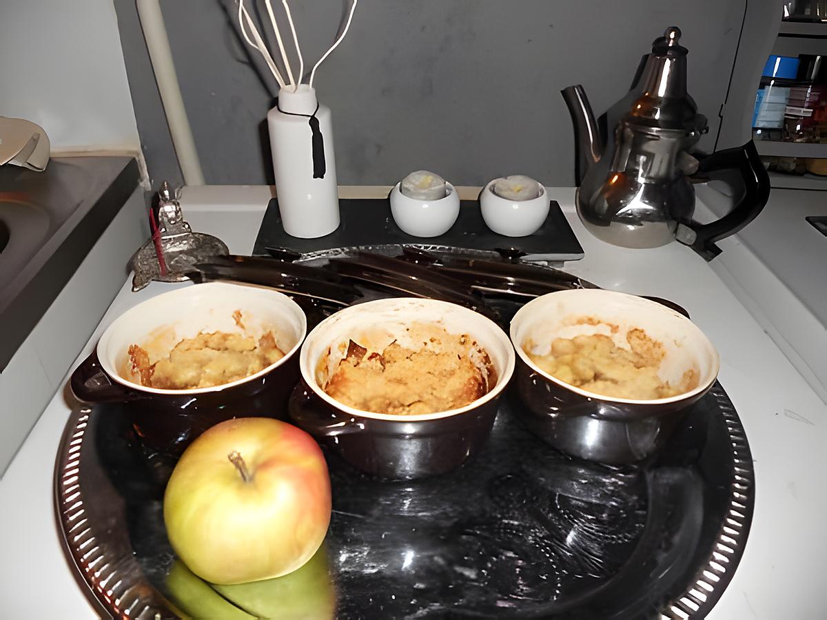 recette Crumble de pommes