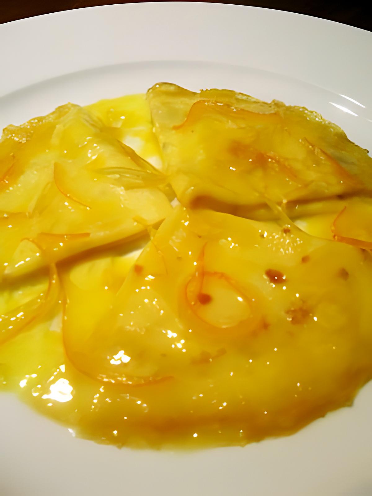 recette Crêpes presque Suzette...