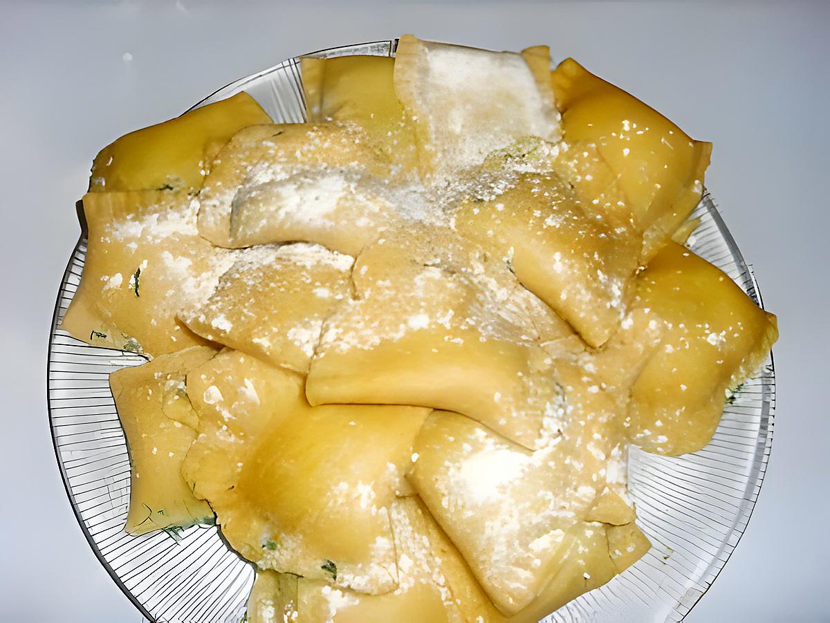 recette raviolis epinard ricotta a la main