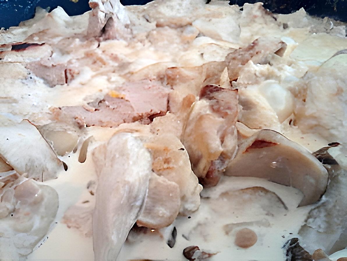 recette poelée d'escalopes de veau et cepes confiture d'oignons et sa sauce fois gras