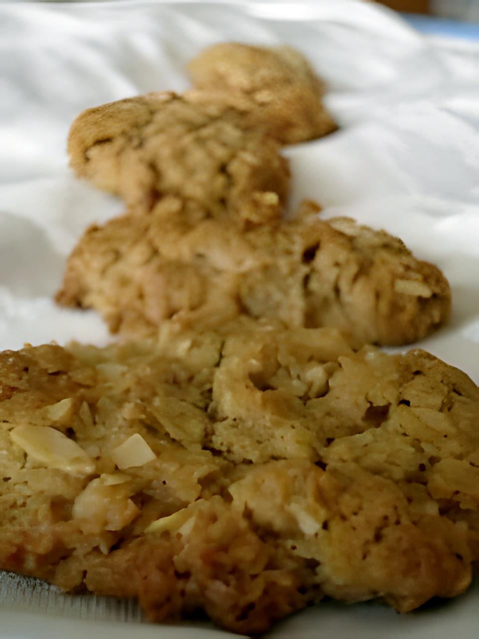 recette cookies aux flocons d'avoine et pâte de sésame