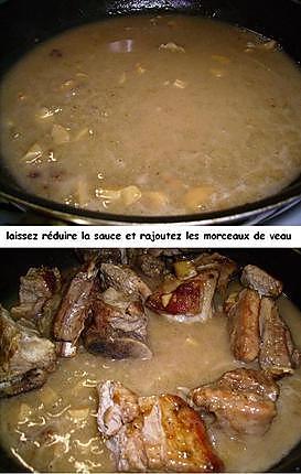 recette Sauté de veau à l’ail et à la ciboulette