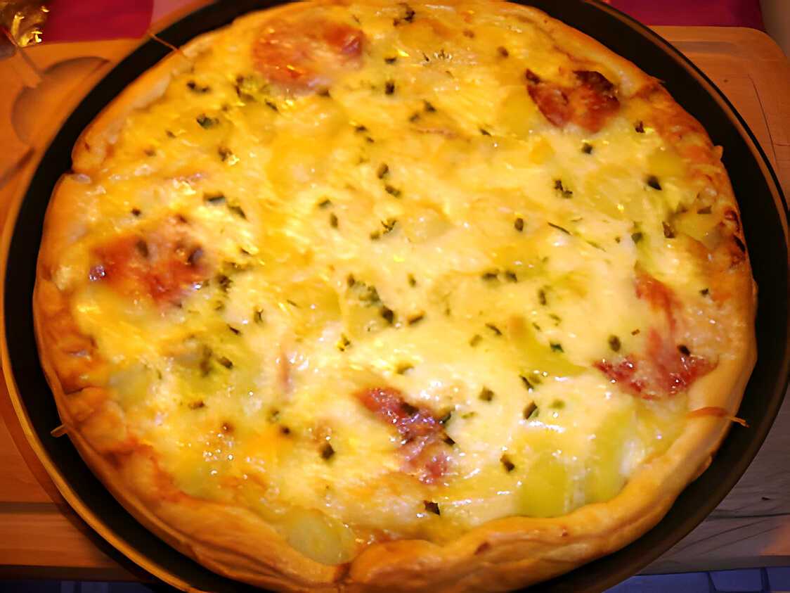 Tarte aux pomme de terre raclette