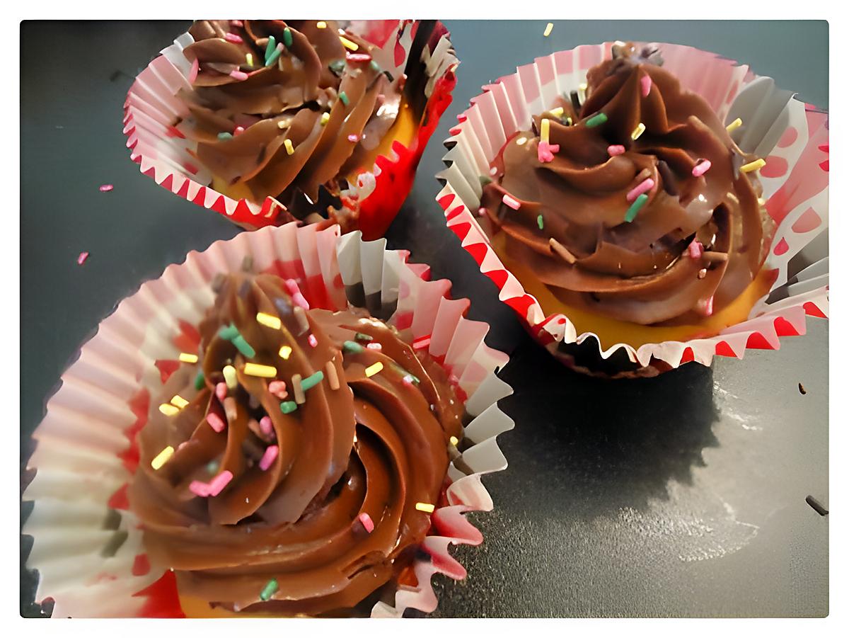 recette cupcakes à la vanille et son glacage chocolat