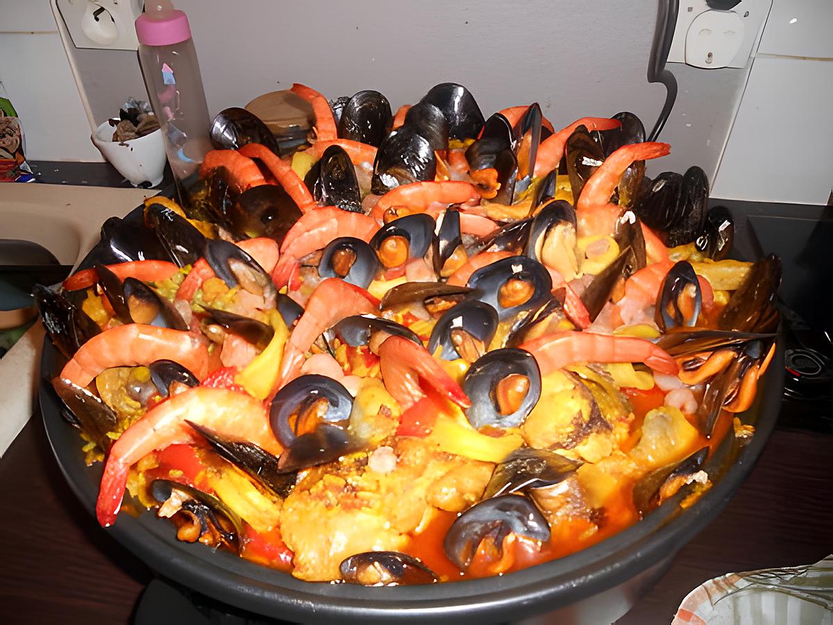 recette Notre Paella Familiale