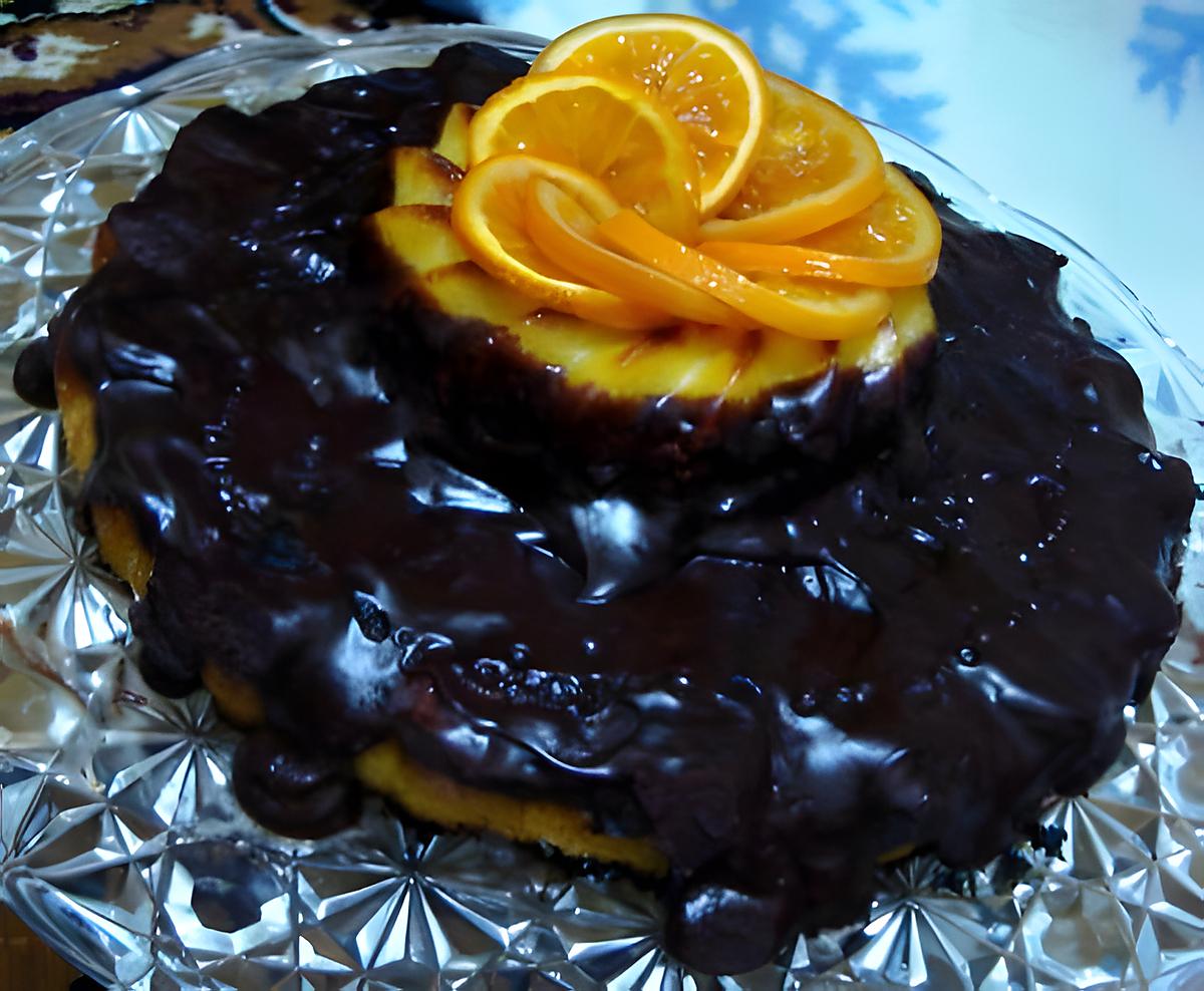 recette gâteau chocolat orange