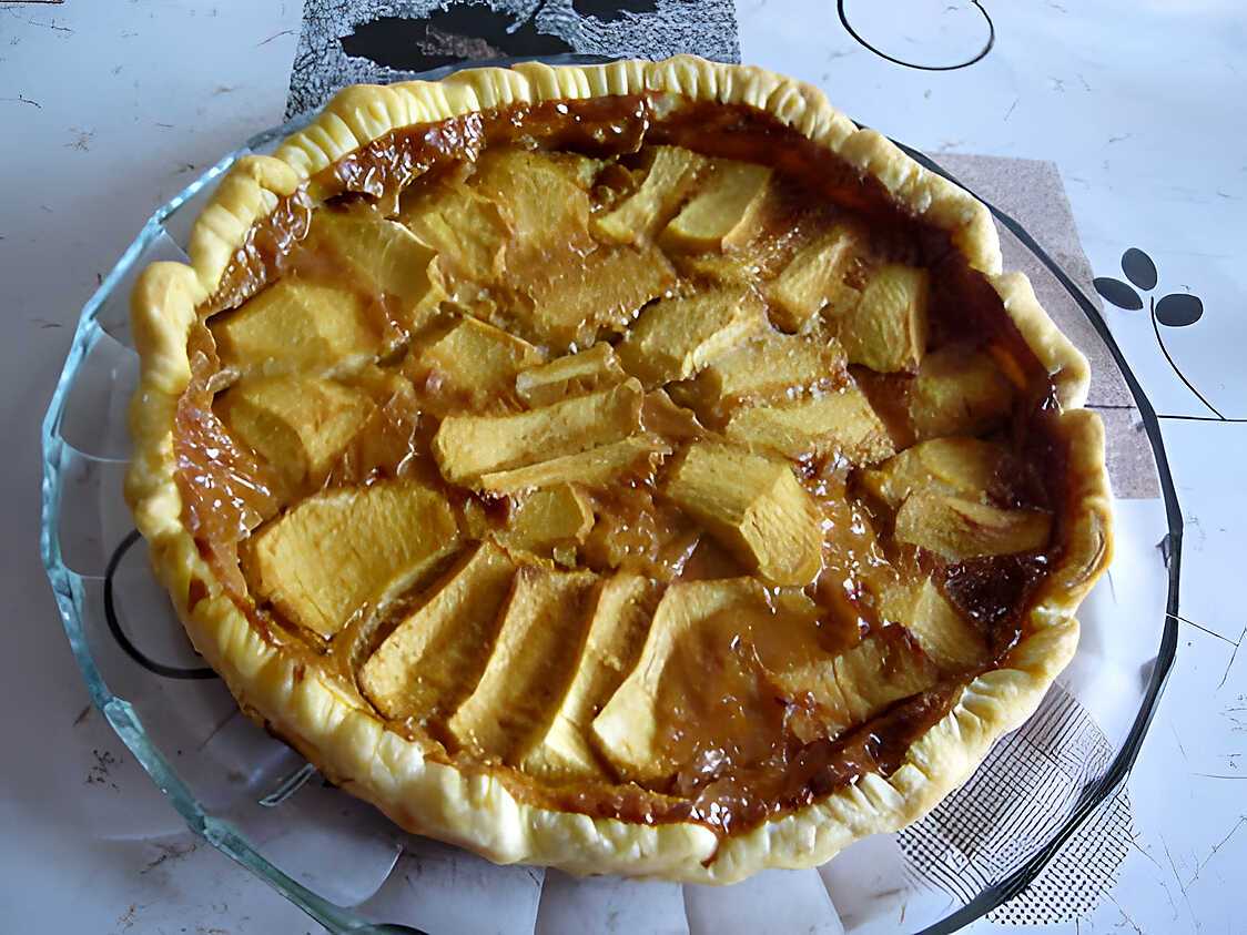 Tarte aux pommes et à la chicorée