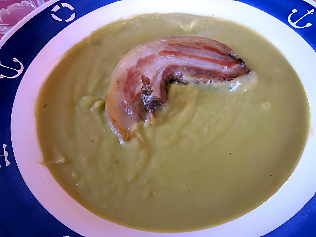 recette VELOUTE DE PETITS POIS (avec un reste de ragout)