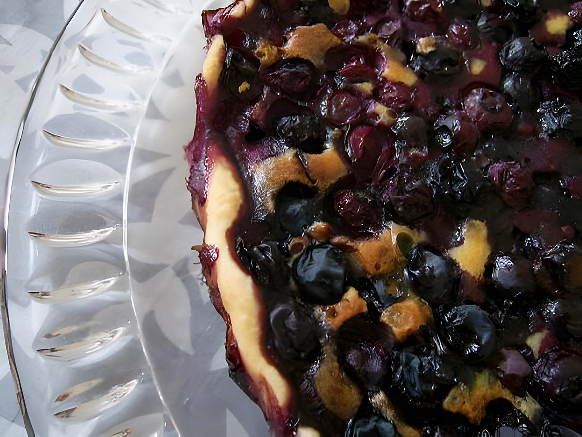 recette Tarte aux myrtilles