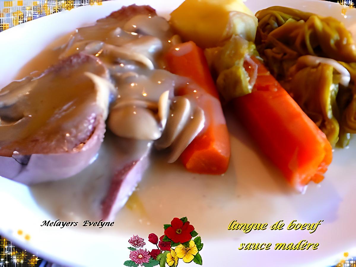 recette langue de boeuf sauce madère