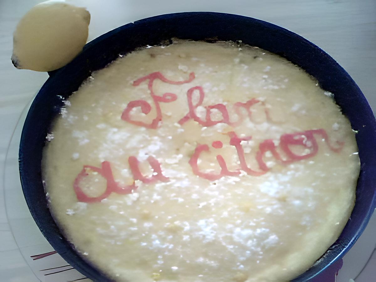 recette Flan au citron