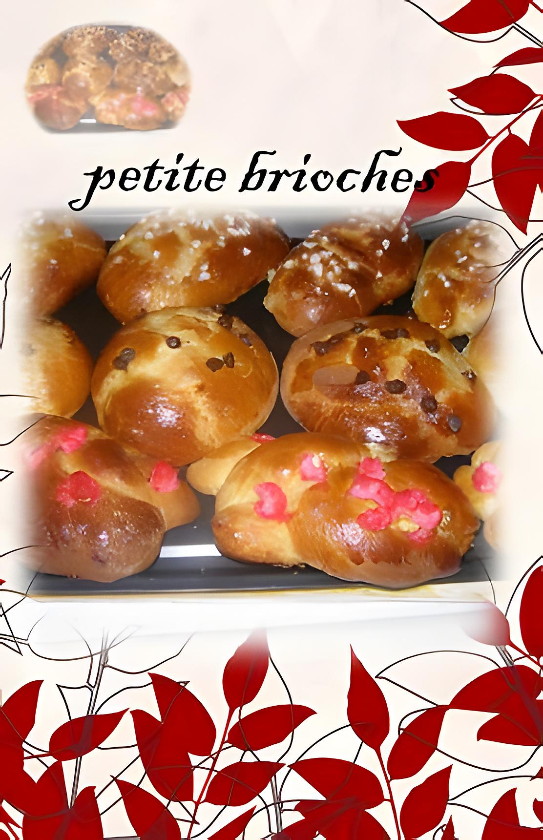 recette petite brioches