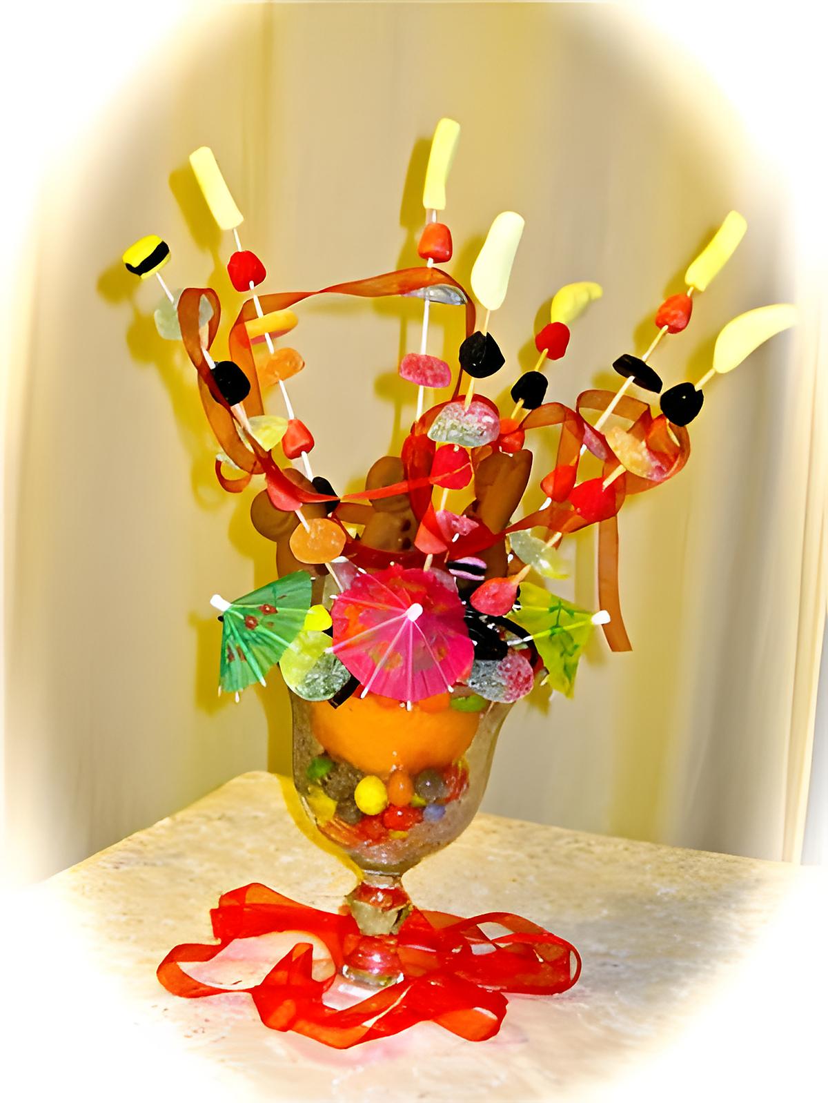 recette BOUQUET DEGUISE POUR LES MAMIES ET LE CARNAVAL