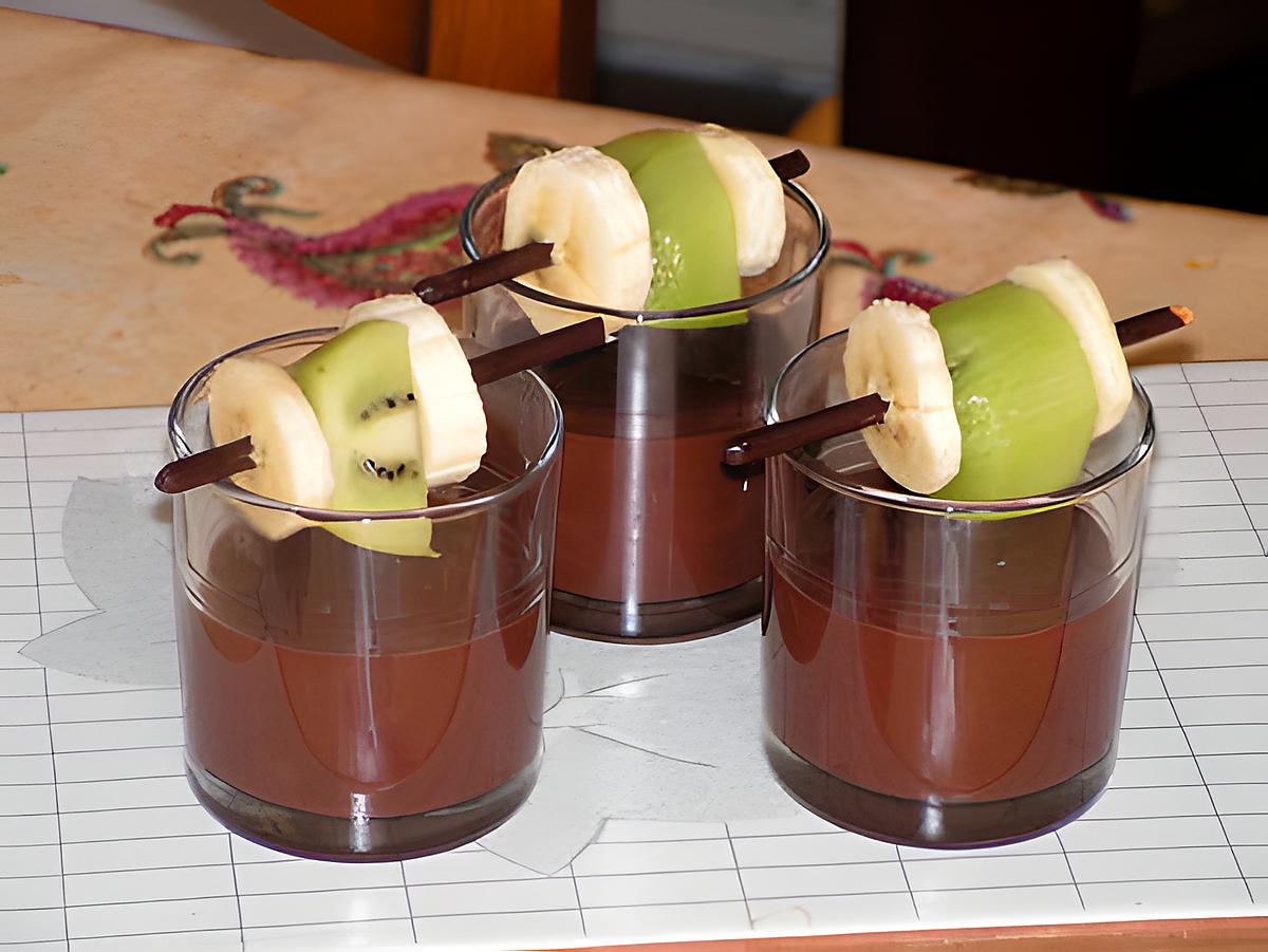 recette Verrine au chocolat