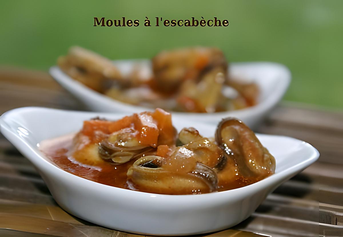 recette MOULES A L'ESCABECHE