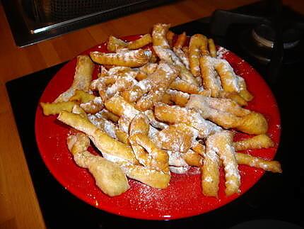 recette roussettes de MARDI GRAS