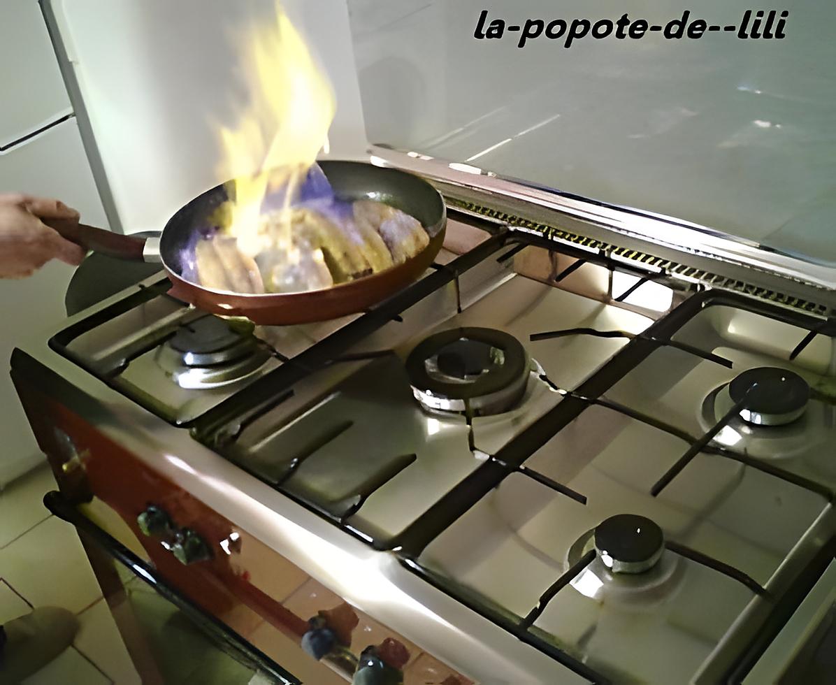 recette Banane flambée