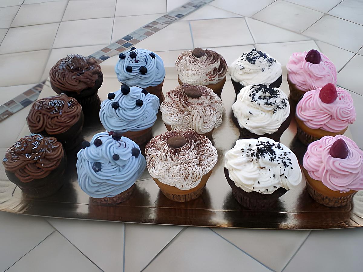 recette mon plateau de cupcakes pour une aprés midi entre filles