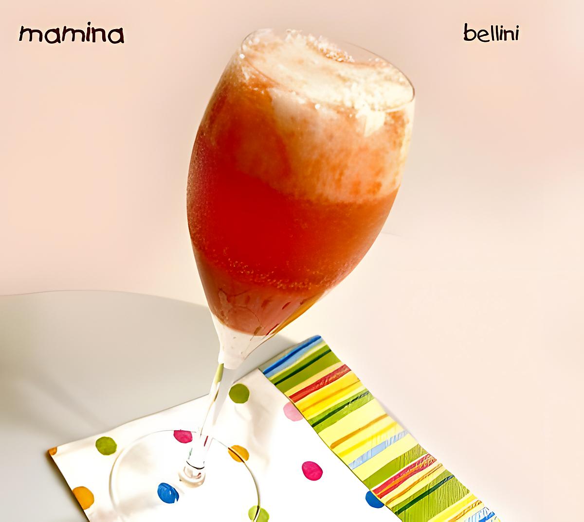 recette LE BELLINI "cocktail"