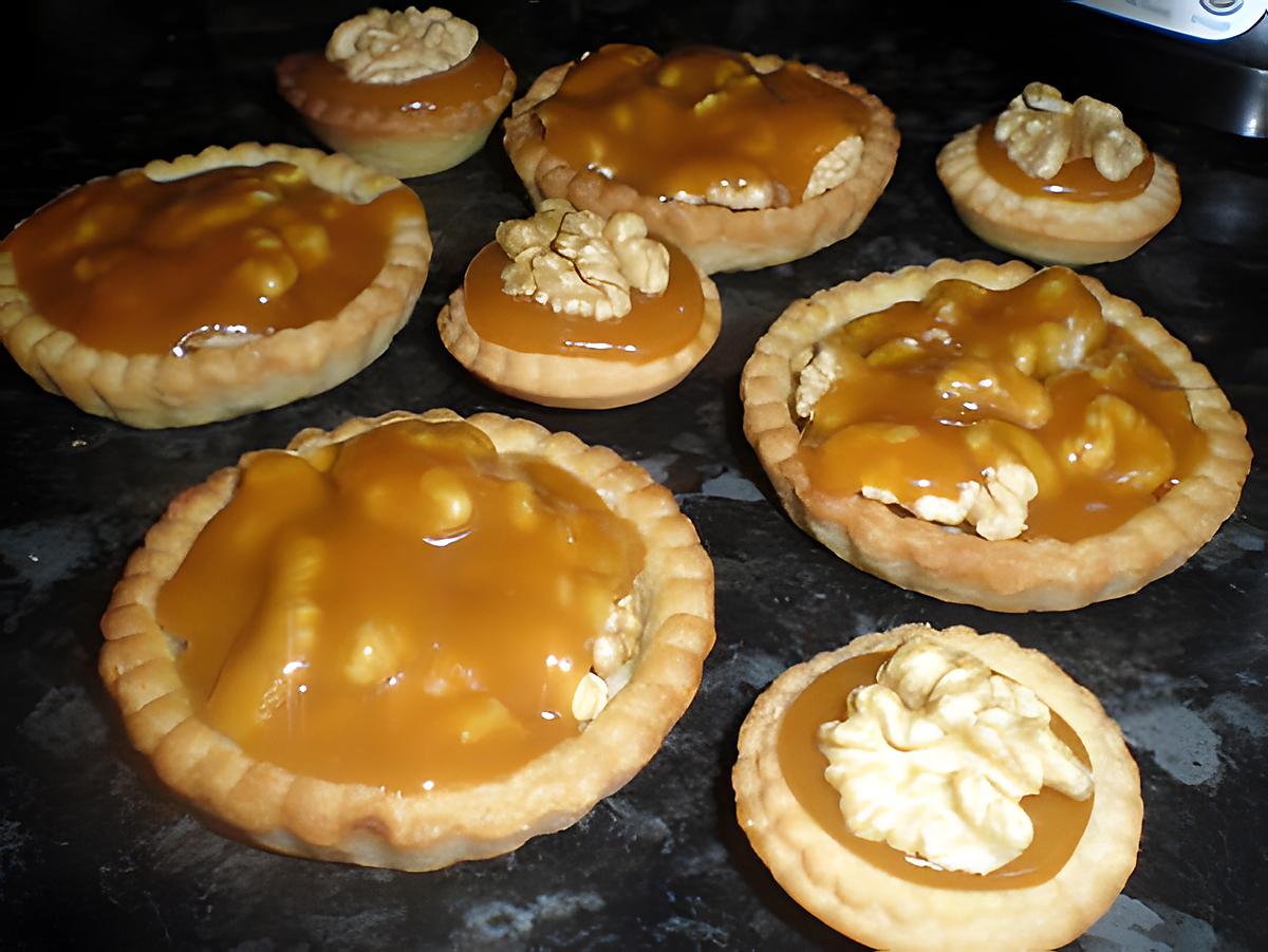 recette tarte aux noix caramel au beurre salé